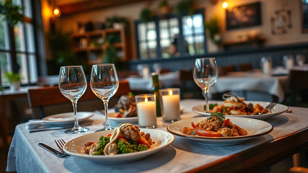 Genieten van lokale gerechten bij café restaurant de eendracht